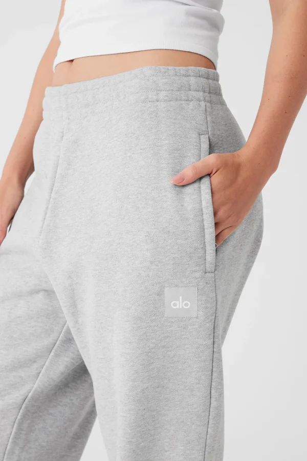 U5014R_02910_b1_s1_a1_1_m89 Cuffed Renown Heavy Weight Sweatpant - Athletic Heather Grey