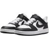 Nike Court Borough Slip Resistant Abrasion Resistant Kids' Skateboarding Shoes White Black Children Aged 3 7 Years Old DV5457-131