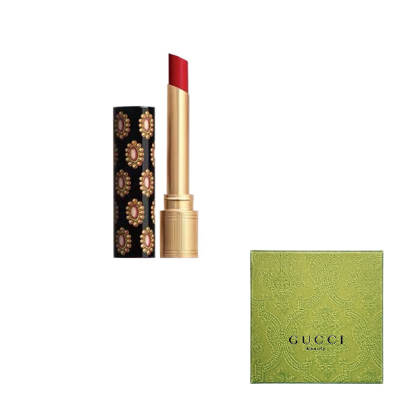 GUCCI Pouring Color Ryuko Lipstick Cream Moisturizing Lipstick 1.8g 古驰倾色琉光唇膏
