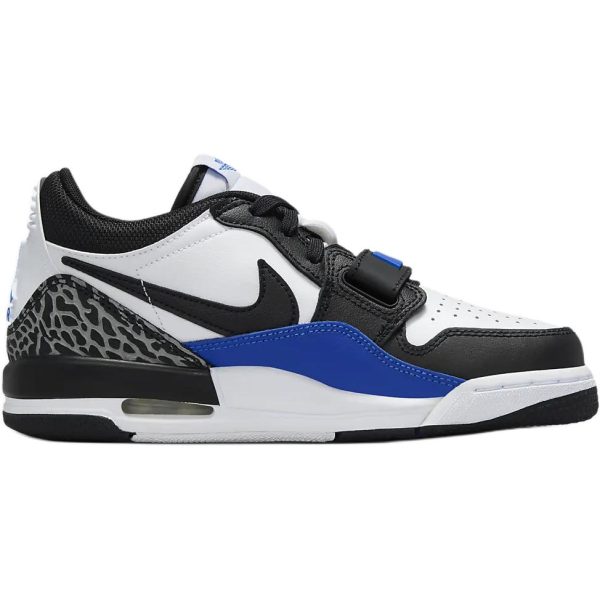 1c76fa0698a74b62a59673c6c68eb238.jpg Jordan Air Jordan Legacy Slip Resistant Shock Absorbers Low top Children's Basketball Shoes White CD9054-114