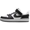 Nike Court Borough Slip Resistant Abrasion Resistant Kids' Skateboarding Shoes White Black Children Aged 3 7 Years Old DV5457-131