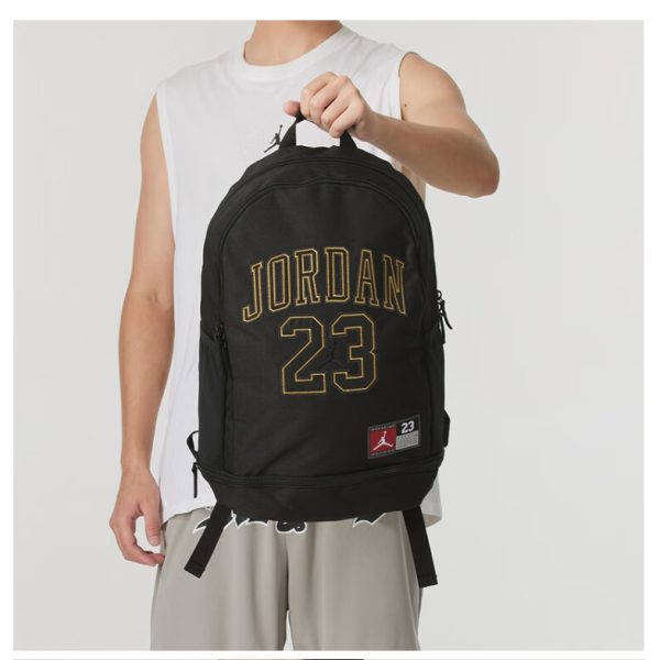 Jordan Polyester Backpack Regular Unisex Black JD2443007AD-001