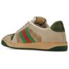 255a7c2d893a489bb6179fca649a8335.jpg GUCCI Screener Distressed Green Orange Women's 570443 9Y920 9666