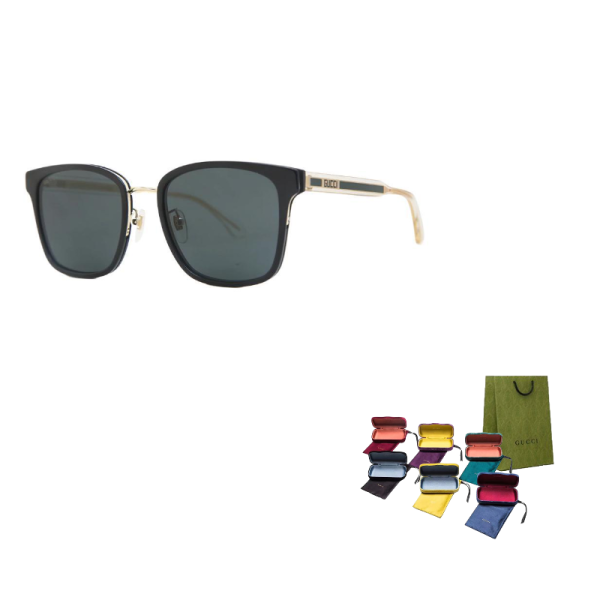 2c1054fb6098437aab5c58549b9c3908.png GUCCI Eyewear Square Frame Sunglasses GG0563SKN-黑色
