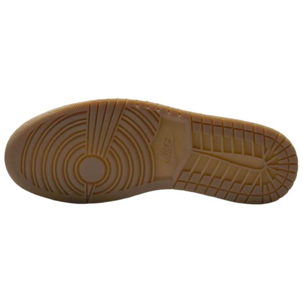 2c738cd6499f4beca0d91abb1ba2535f.jpg Jordan Air Jordan 1 Anti Slip Wear Resistant Low Top Vintage Basketball Shoes Men's White Brown IB8855-121