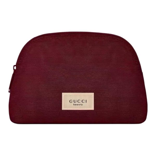 GUCCI Ancora Red Semi Circle Dome Storage Bag Make up Tools Portable 安可拉红半圆贝壳化妆包