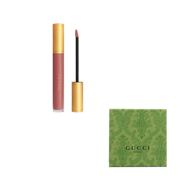 GUCCI Pouring Color Cloud Mist Wampees Skin Flattering Lipstick Matte Easy to Blend No Makeup Complexion 6.5ml 2022新品哑光雾面唇釉