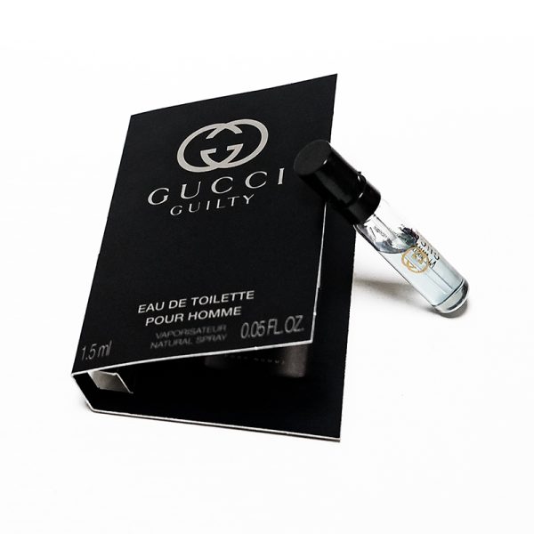 GUCCI Sinful Love Men Miniature Perfume Eau De Toilette Cedar Woody Scent 古驰罪爱男士淡香水1.5ml*2