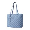 36374b1c4b9444b7ac0746c347f0d669.jpg Jordan Cotton Blend With Recycled Fiber Tote Bag, Shoulder Bag, Handbag Regular Unisex Light Denim Blue JD2523005AD-001