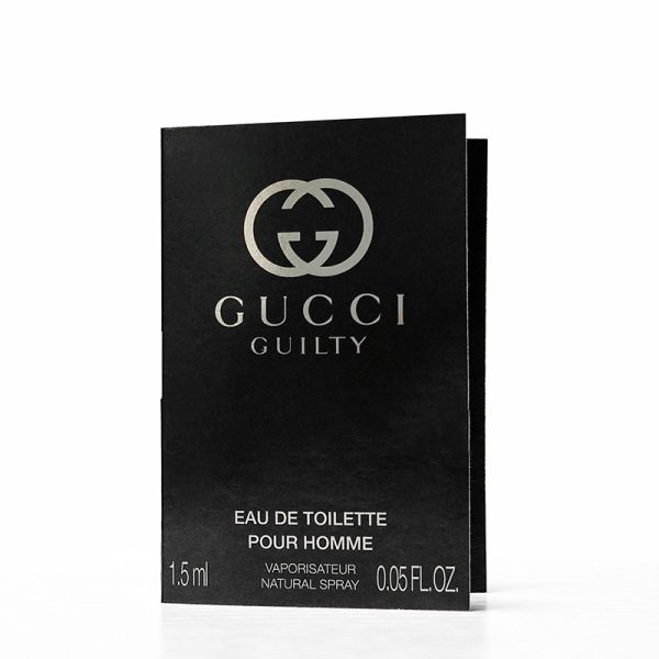 GUCCI Sinful Love Men Miniature Perfume Eau De Toilette Cedar Woody Scent 古驰罪爱男士淡香水1.5ml*2