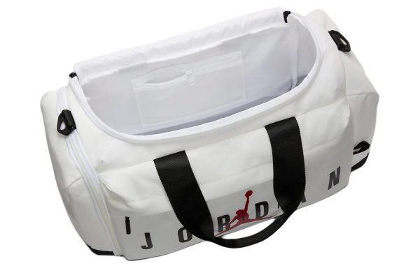 Jordan Polyester Handbag, Shoulder Bag, Crossbody Bag, Travel Bag Unisex White SM0920-001