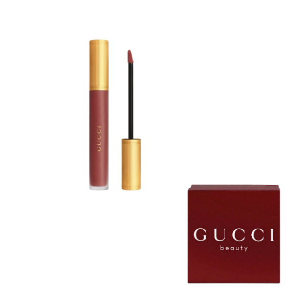 GUCCI Pouring Color Cloud Mist Wampees Skin Flattering Lipstick Matte Easy to Blend No Makeup Complexion 6.5ml 2022新品哑光雾面唇釉