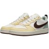 4805f9ac39e2478aa200c5248ba2160f.jpg Nike Court Borough Slip Resistant Abrasion Resistant Low top Kids' Skateboarding Shoes White Yellow HV1804-121