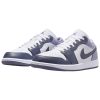 4e08054ceb054bfa84d3dc0d73fa50a8.jpg Jordan Air Jordan 1 Anti Slip Wear Resistant Low Top Vintage Basketball Shoes Men's Purple White 553558-145