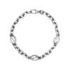 GUCCI Interlocking G Silver Bracelet 620798-J8400-0811-礼袋款