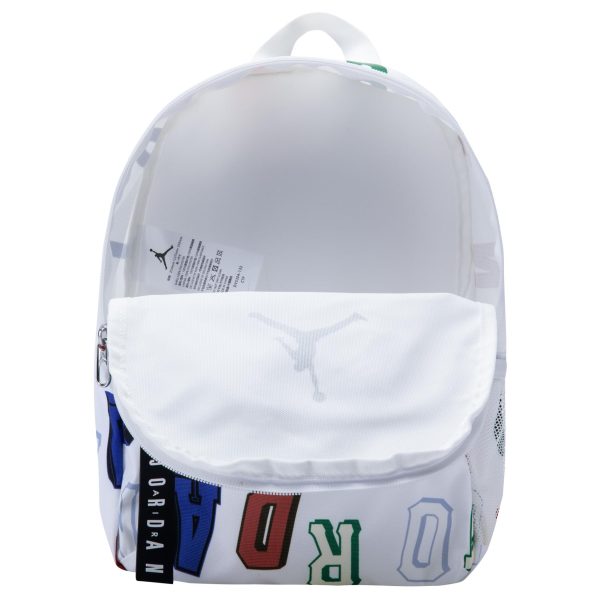 Jordan Polyester Backpack Small Size Unisex White JD2513068TD-002