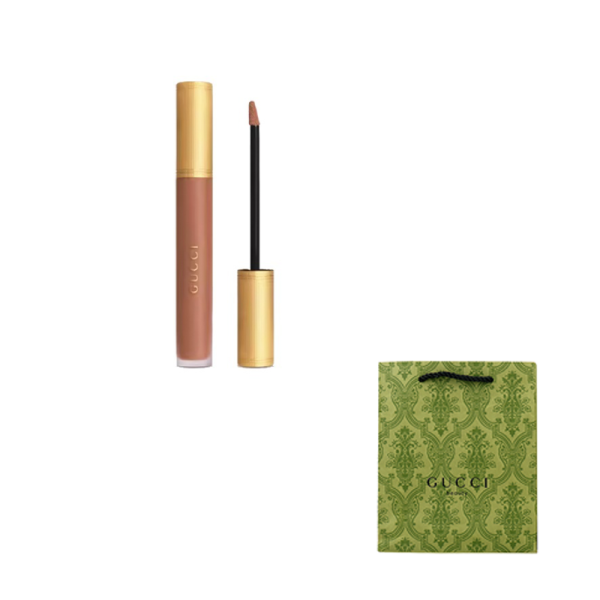 GUCCI Pouring Color Cloud Mist Wampees Skin Flattering Lipstick Matte Easy to Blend No Makeup Complexion 6.5ml 2022新品哑光雾面唇釉