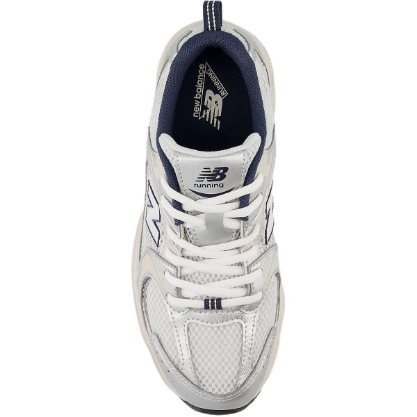 New Balance NB 530 Cushioning And Breathable Low top Kids' Running Shoes White Blue Silver GR530KA