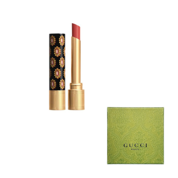 GUCCI Pouring Color Ryuko Lipstick Cream Moisturizing Lipstick 1.8g 古驰倾色琉光唇膏