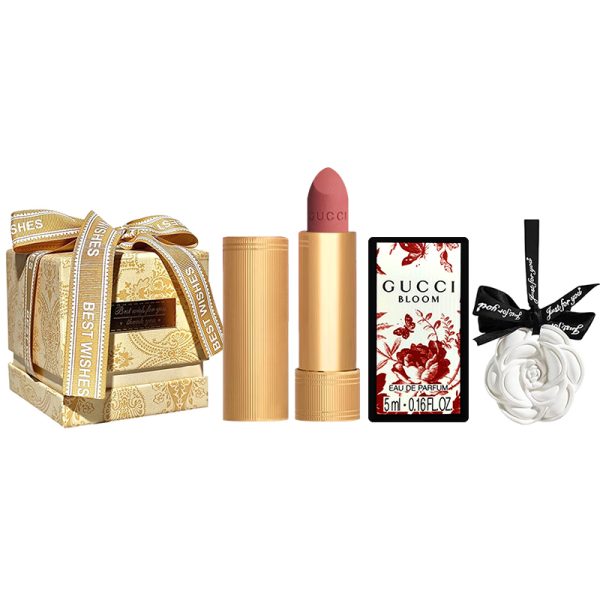 GUCCI Golden Tube Makeup Sets Women's 古驰金管哑光唇膏口红