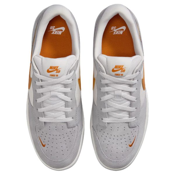 Nike SB Force 58 Abrasion Resistant Low Top Casual Shoes Unisex Gray DV5477-007