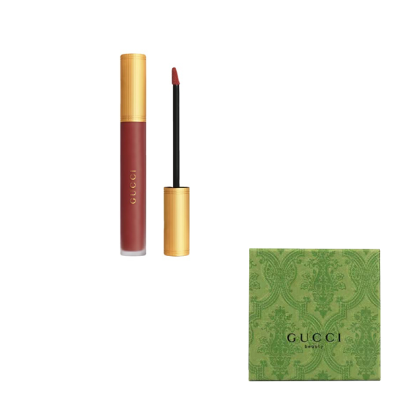 GUCCI Pouring Color Cloud Mist Wampees Skin Flattering Lipstick Matte Easy to Blend No Makeup Complexion 6.5ml 2022新品哑光雾面唇釉