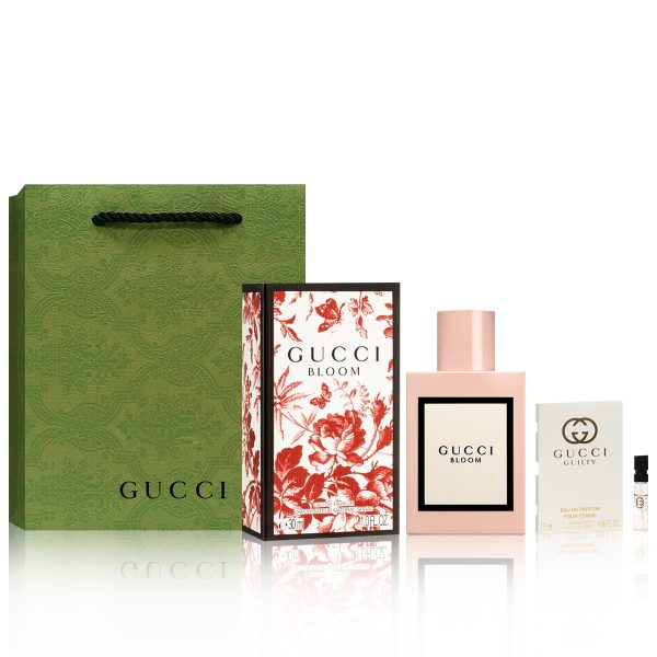 900d19bf228a4defadc7ebee9ba3d29e.jpg GUCCI Flora Women's Perfume With Shopping Bag Eau De Parfum 30ml/50ml+Trial Size, Girlfriend Gift 花悦女士香水礼袋套装