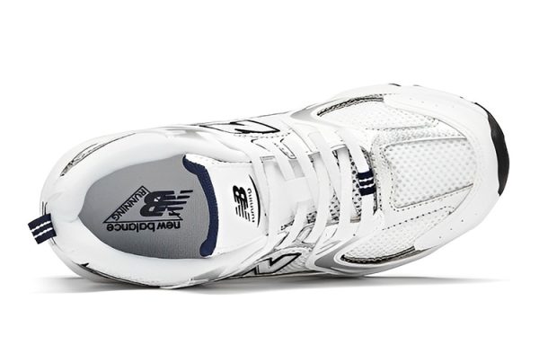 New Balance 530 White Silver Black Kids PZ530SB1