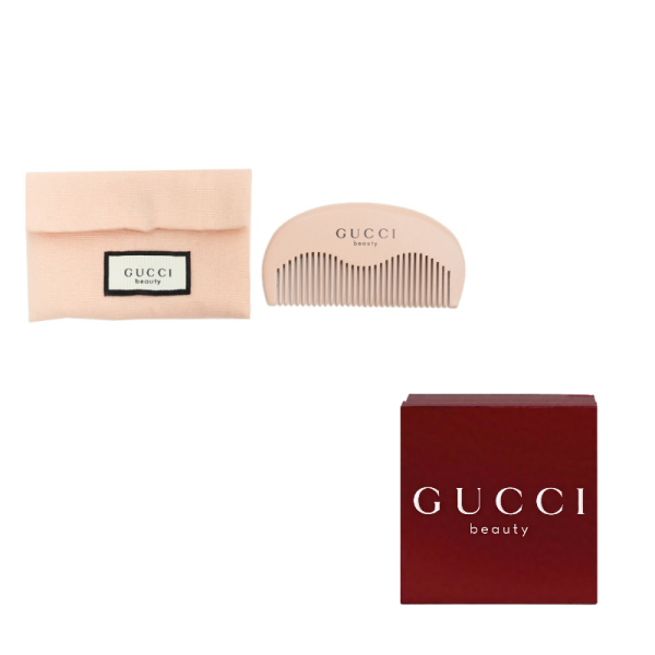 GUCCI Fairy Pink Medium Size Comb+Makeup Bag Massage 粉色中号梳子FY21