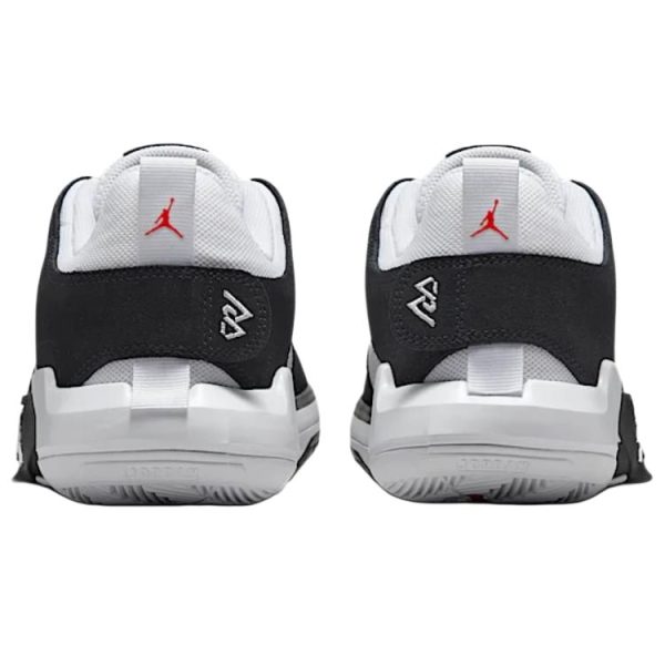 b069b66b740c44b79029ac6fcf148f71.jpg Jordan One Take 5 Wear resistant And Lightweight Low Top Basketball Shoes Men's White Black FD2336-101