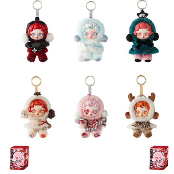 POP MART Skullpanda Winter Day Movement Collection Blind Box Products Single Mystery Box/Full Box 6 Pcs PPMT-2411-0103