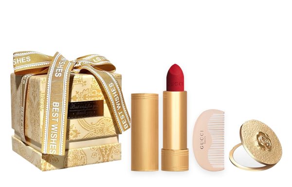 GUCCI Golden Tube Makeup Sets Women's 古驰金管哑光唇膏口红