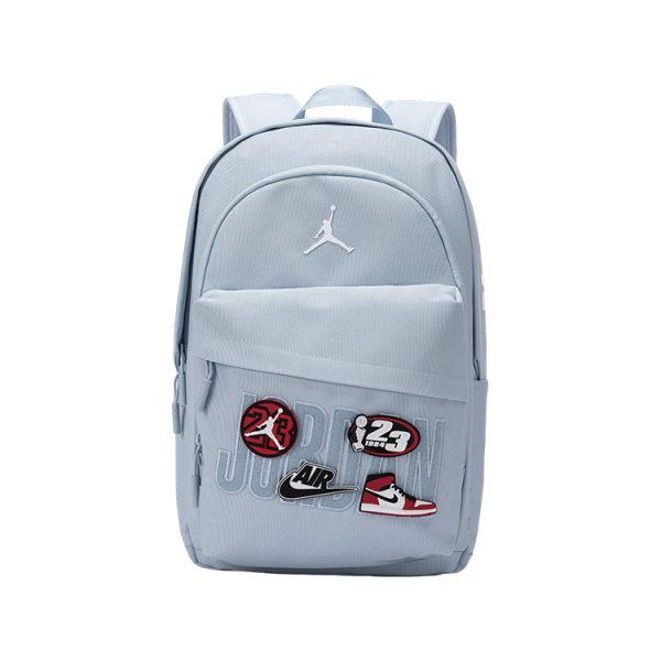 Jordan Polyester Backpack Medium Unisex Gray Blue JD2533232PS-005