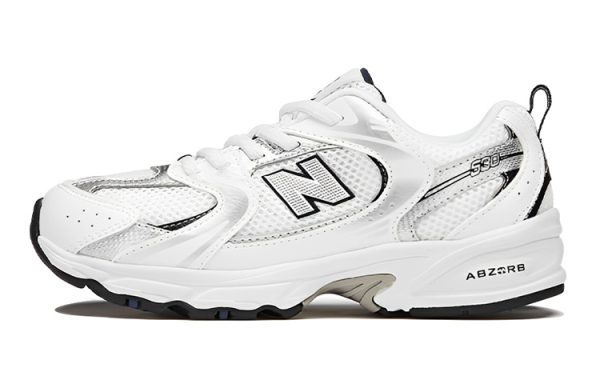 New Balance 530 White Silver Black Kids PZ530SB1