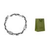 GUCCI Interlocking G Silver Bracelet 620798-J8400-0811-礼袋款