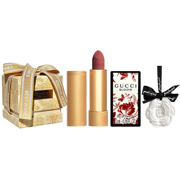 GUCCI Golden Tube Makeup Sets Women's 古驰金管哑光唇膏口红
