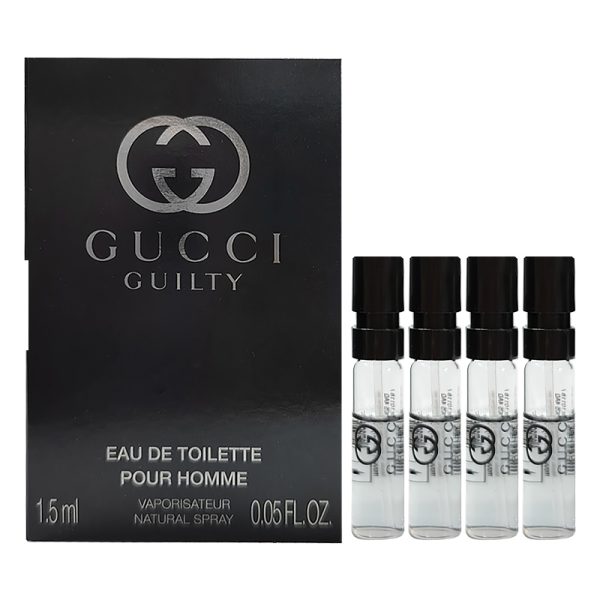 GUCCI Sinful Love Men Miniature Perfume Eau De Toilette Cedar Woody Scent 古驰罪爱男士淡香水1.5ml*2