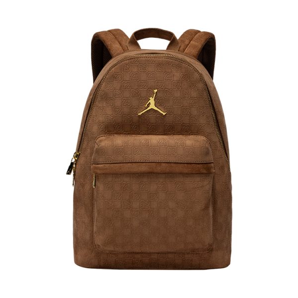 Jordan Faux Suede Backpack Large Unisex Light Brown JD2533180AD-002