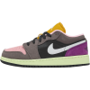 d4cbb4bbf258484ab8ca6c9fb00668b6.png Jordan Air Jordan 1 Low top Kids' Skateboarding Shoes Brown Pink Unisex HQ2021-005