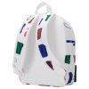 Jordan Polyester Backpack Small Size Unisex White JD2513068TD-002