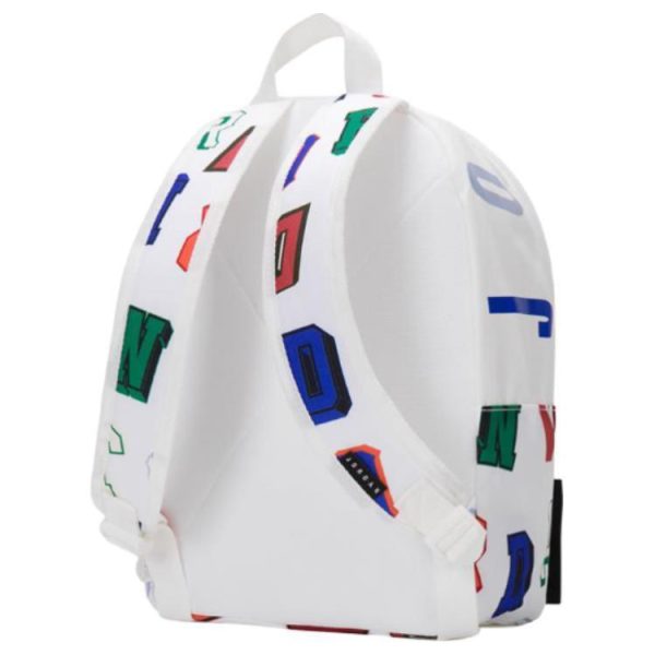 Jordan Polyester Backpack Small Size Unisex White JD2513068TD-002