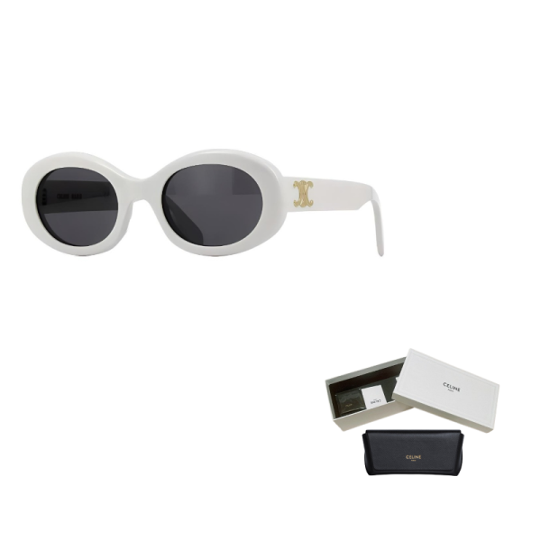 00df844567a1425a814bfb7365469531.png CELINE Butterfly Sunglasses Women's White CL40194U-5225A