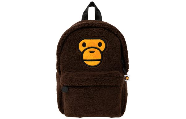 A BATHING APE Polyester Backpack Regular Unisex Brown 0MXBGM4071XXH