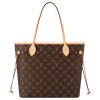 0616714ba465456aa42296e6173d4db4.jpg LOUIS VUITTON Neverfull MM Monogram Handbag Tote Women's Brown/Cherry M41177