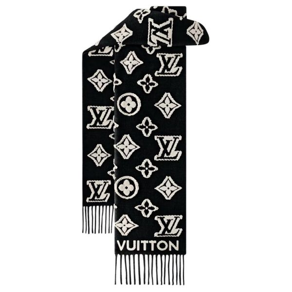 1bdfacddb984484da0829ca0973d8333.jpg LOUIS VUITTON Lv 3D Scarf M90816