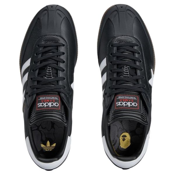 35a6f034693e4471a287f8f1c0c89940.jpg Adidas Bape X Adidas Samba 'White Black Gum' JR9245