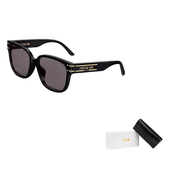 DIOR Square Sunglasses Unisex Black DSGTS7FXR-10A0