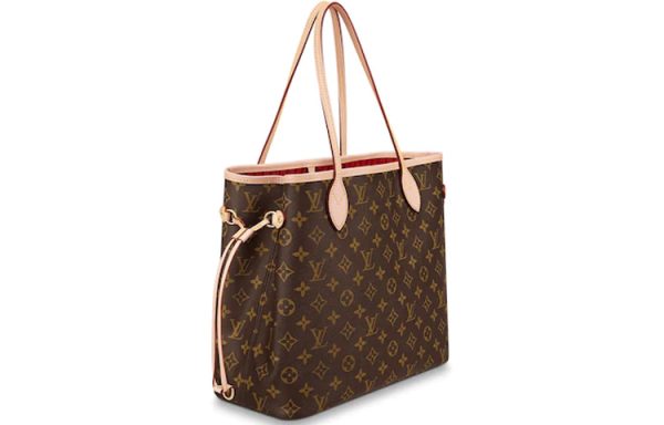 38a5411a39ed45979b7bff373fc7cb5d.jpg LOUIS VUITTON Neverfull MM Monogram Handbag Tote Women's Brown/Cherry M41177
