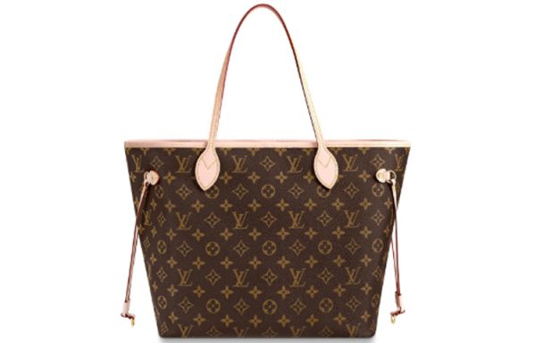 3fed6eb172714da18068703adfb20dfa.jpg LOUIS VUITTON Neverfull MM Monogram Handbag Tote Women's Brown/Cherry M41177