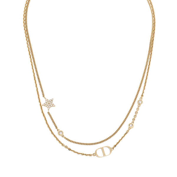 DIOR Metal Necklaces Women's Gold N1155PMTCY-D301